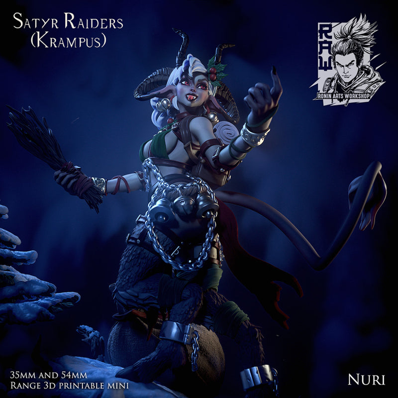 Nuri The Satyr - Female Krampus - 54mm - Only-Games