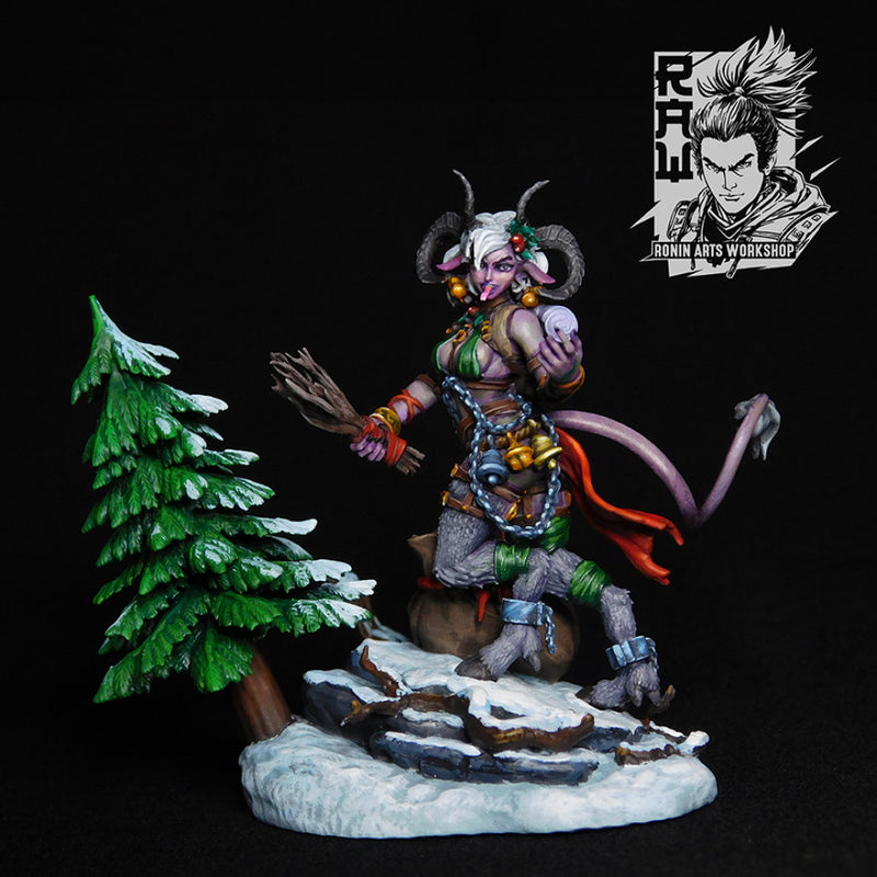 Nuri The Satyr - Female Krampus - STL only - Only-Games