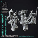 Obliviax Moss x5 - Forest Creature - PRESUPPORTED - 32mm scale