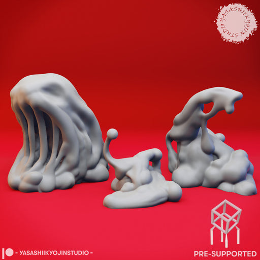 Ochre Jellies - Tabletop Miniature (Pre-Supported) - Only-Games