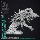 Of Flesh and Steel - Boss Monster - 150 mm - PRESUPPORTED - 32mm Scale