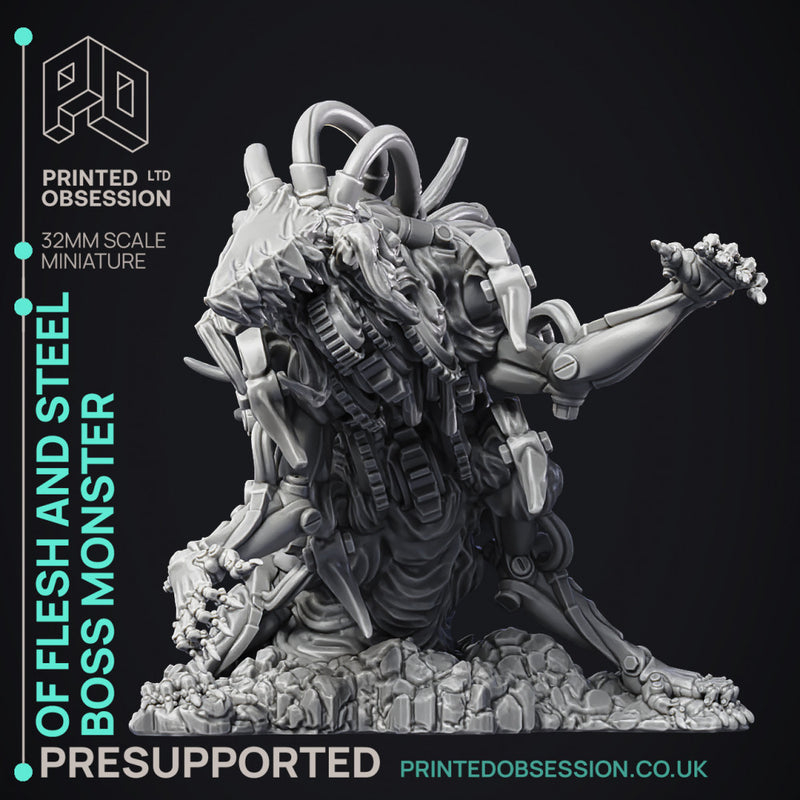 Of Flesh and Steel - Boss Monster - 150 mm - PRESUPPORTED - 32mm Scale