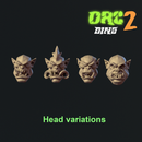 Orc head varations - Only-Games