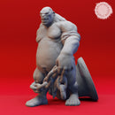 Ogre Warband - Book of Beasts - Tabletop Miniatures (Pre-Supported)