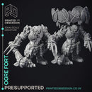 Ogre Fort - Armoured Mount - PRESUPPORTED - 32mm scale
