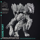 Ogre Fort - Armoured Mount - PRESUPPORTED - 32mm scale