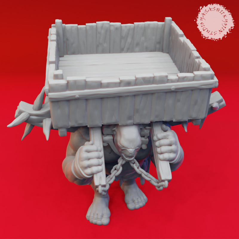Ogre Loader - Book of Beasts - Tabletop Miniatures (Pre-Supported)