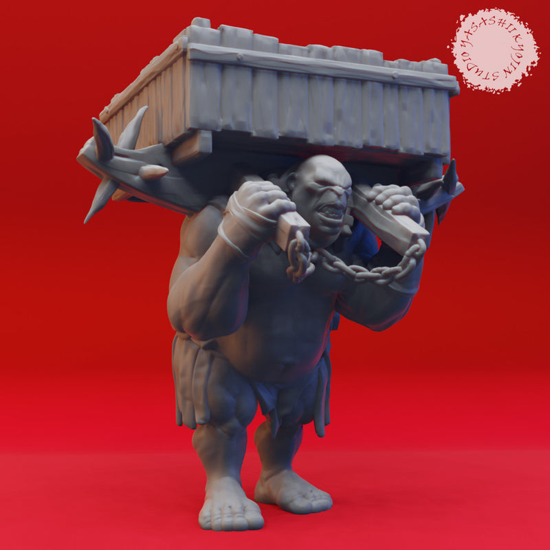 Ogre Loader - Book of Beasts - Tabletop Miniatures (Pre-Supported)