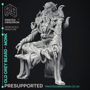 Old Grey Beard - Gyth - PRE SUPPORTED - D&D 32mm