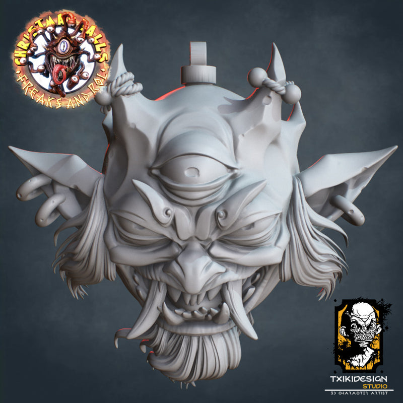 Oni Mask Christmas Balls Freak&Rol - Only-Games