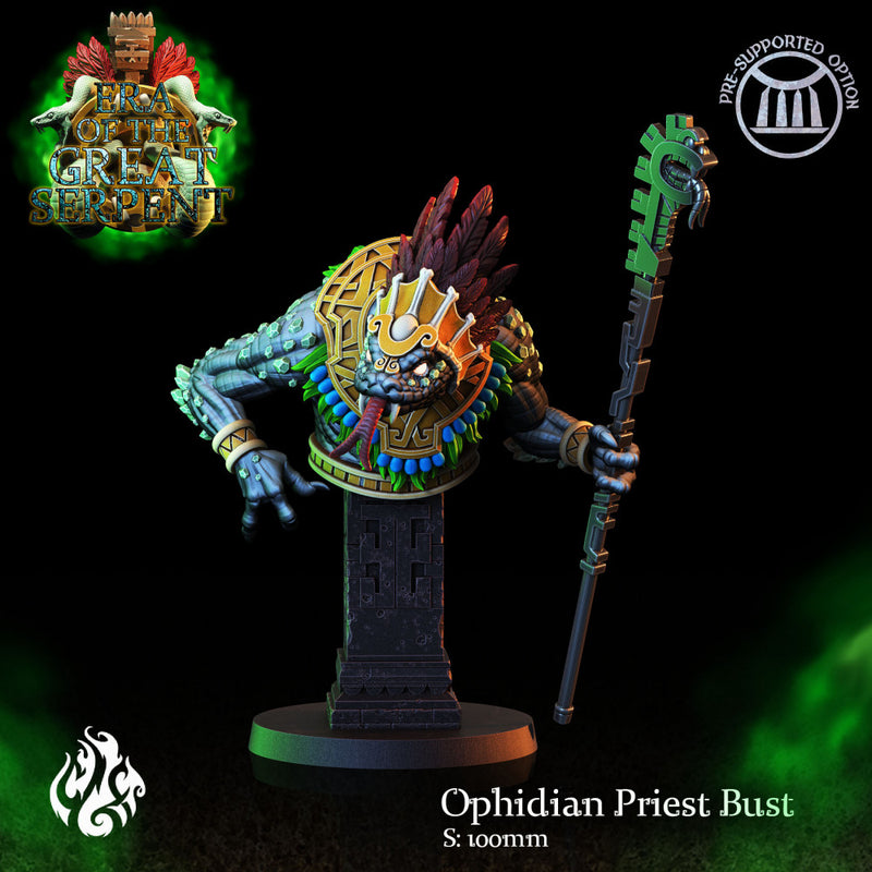 Ophidian Priest, Bust version