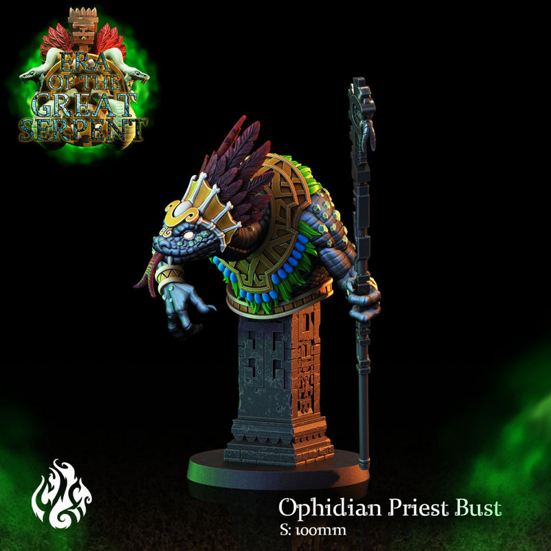 Ophidian Priest, Bust version