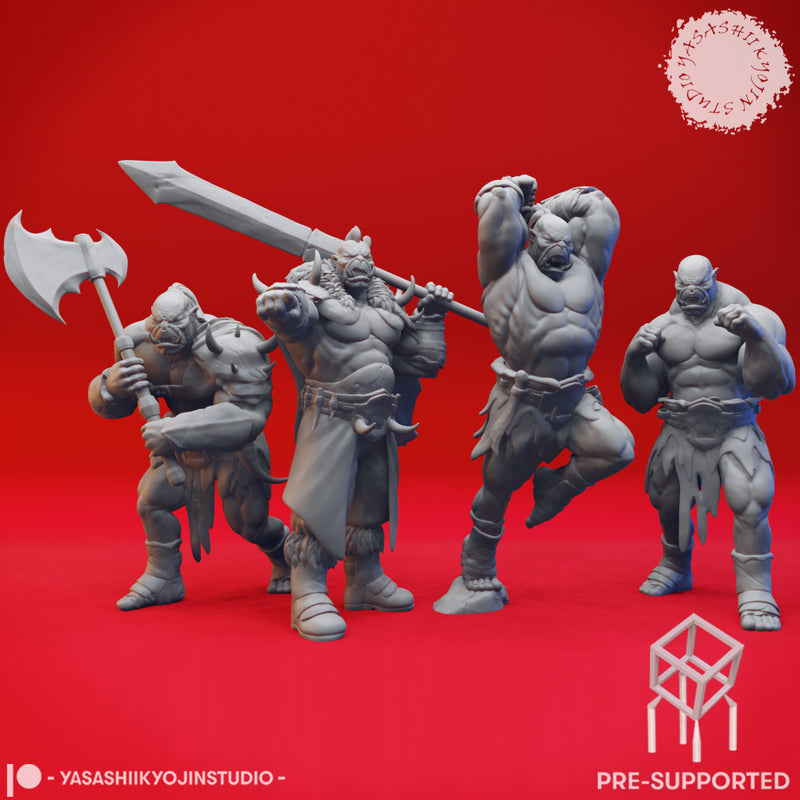 Clan of Orcs - Tabletop Miniatures (Pre-Supported)