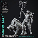 Orc Warrior - Female Orc Foundling - PRESUPPORTED - 32mm Scale