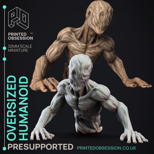 Oversized Humanoid - SCP "The D&D incursion" - PRESUPPORTED - 32mm scale. - Only-Games