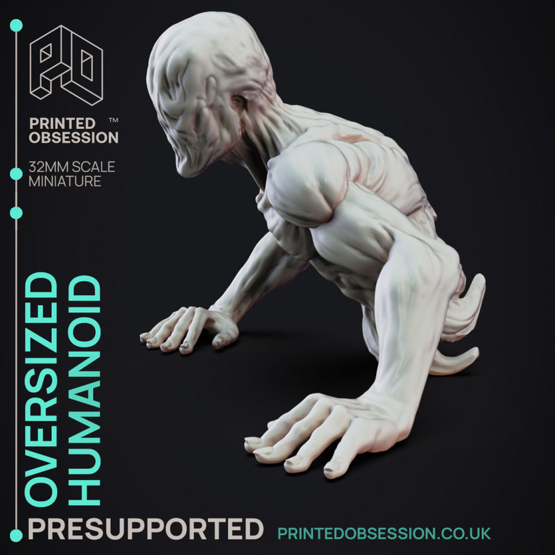 Oversized Humanoid - SCP "The D&D incursion" - PRESUPPORTED - 32mm scale. - Only-Games