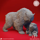Owlbear + Cub - Tabletop Miniature (Pre-Supported)