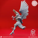 Owlin Fighter - Tabletop Miniature (Pre-Supported)