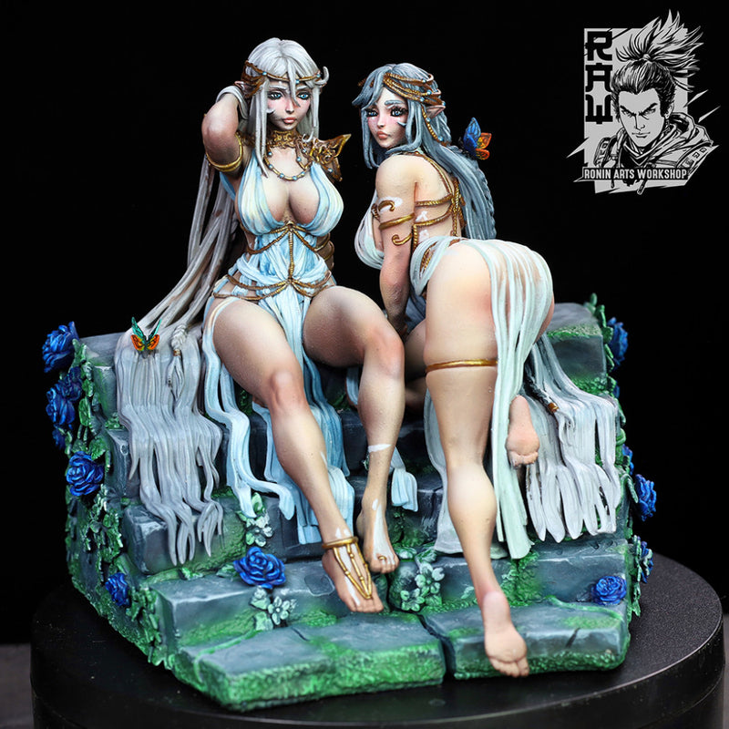 Ridia and Chrysi - Double Pin-Up Set - STL only - Only-Games