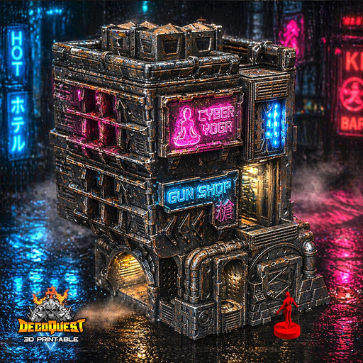 Cyberpunk building - Only-Games