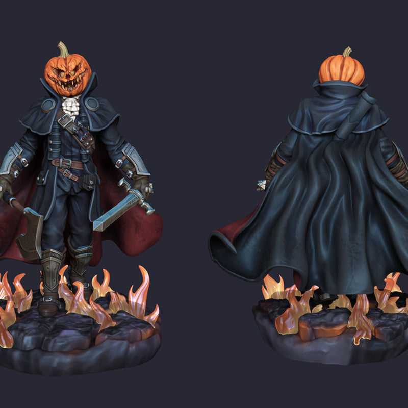 Paolo Dvorga - Headless Horseman (Pose 2) - STL only - Only-Games