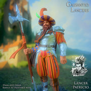Patricio the Lancer - landsknecht style guard - STL only - Only-Games