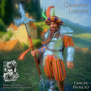 Patricio the Lancer - landsknecht style guard - STL only - Only-Games
