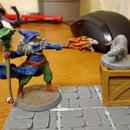 Human Male Wizard (32mm scale miniature)