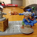 Human Male Wizard (32mm scale miniature)