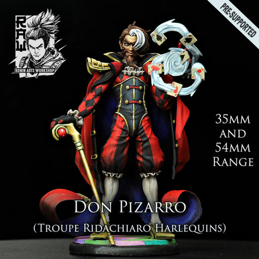 Don Pizarro - Harlequin Troupe Leader - STL only - Only-Games