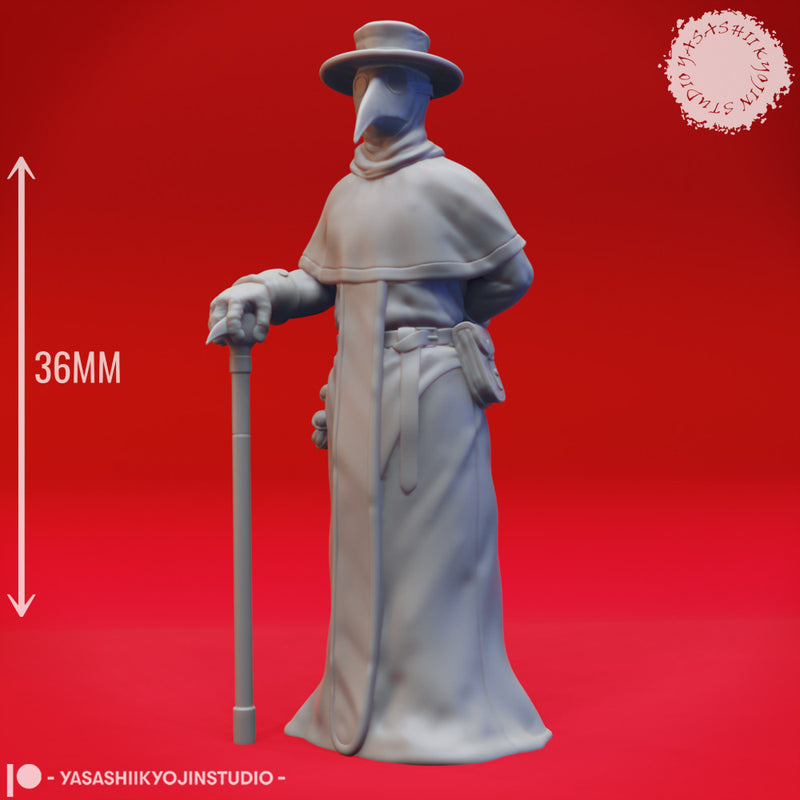 Plague Doctors - Tabletop Miniatures (Pre-Supported)