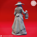 Plague Doctor Lantern - Tabletop Miniature (Pre-Supported)