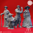 Plague Doctors - Tabletop Miniatures (Pre-Supported)