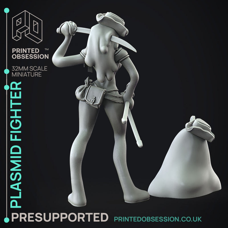 Plasmoid Pirate (2 forms) - Weird Shores - PRESUPPROTED - 32mm scale
