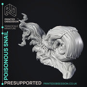 Poisonous Snail - 3 Models - Elemental Creature - PRE SUPPORT - D&D - 32mm scale - Only-Games