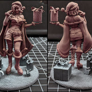 Polina (Xmas Elf) Pin Up, 75mm, (NSFW Version) - STL only - Only-Games