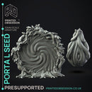 Portal Seed - Prop & Miniature -  PRESUPPORTED - Illustrated and Stats - 32mm scale