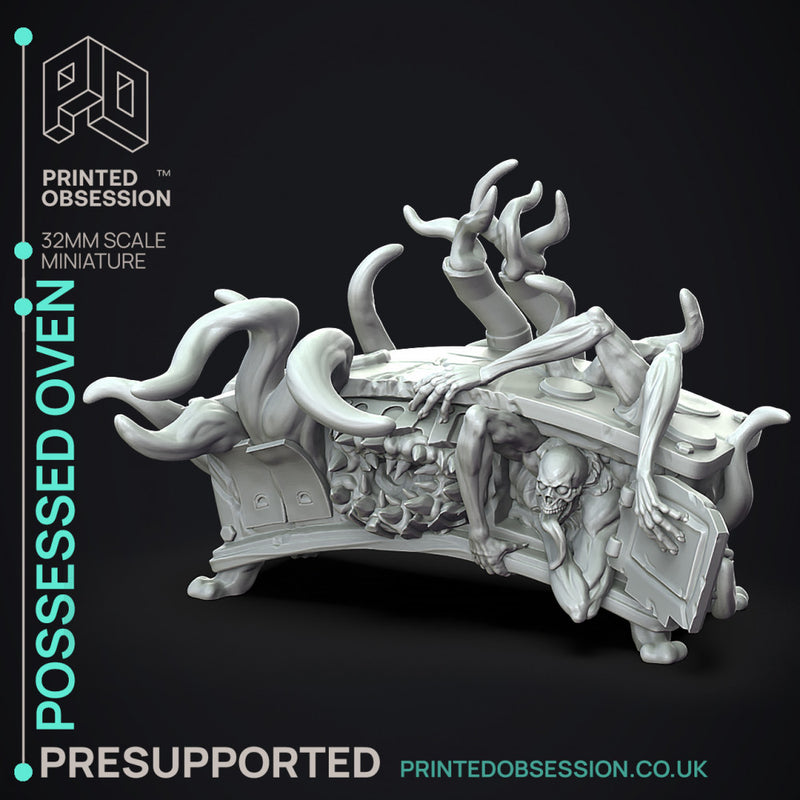 Possessed Overn - 2 Models -  PRESUPPORTED - Illustrated and Stats - 32mm scale