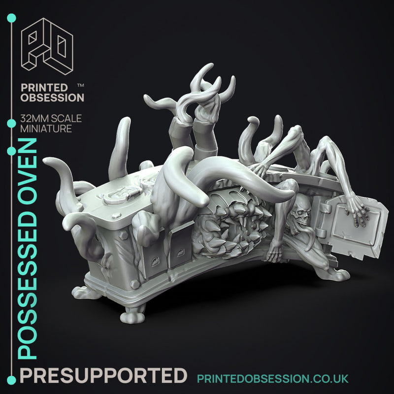 Possessed Overn - 2 Models -  PRESUPPORTED - Illustrated and Stats - 32mm scale