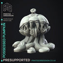 Possessed Pumpkin - Medium Monster - PRESUPPORTED - 32mm scale