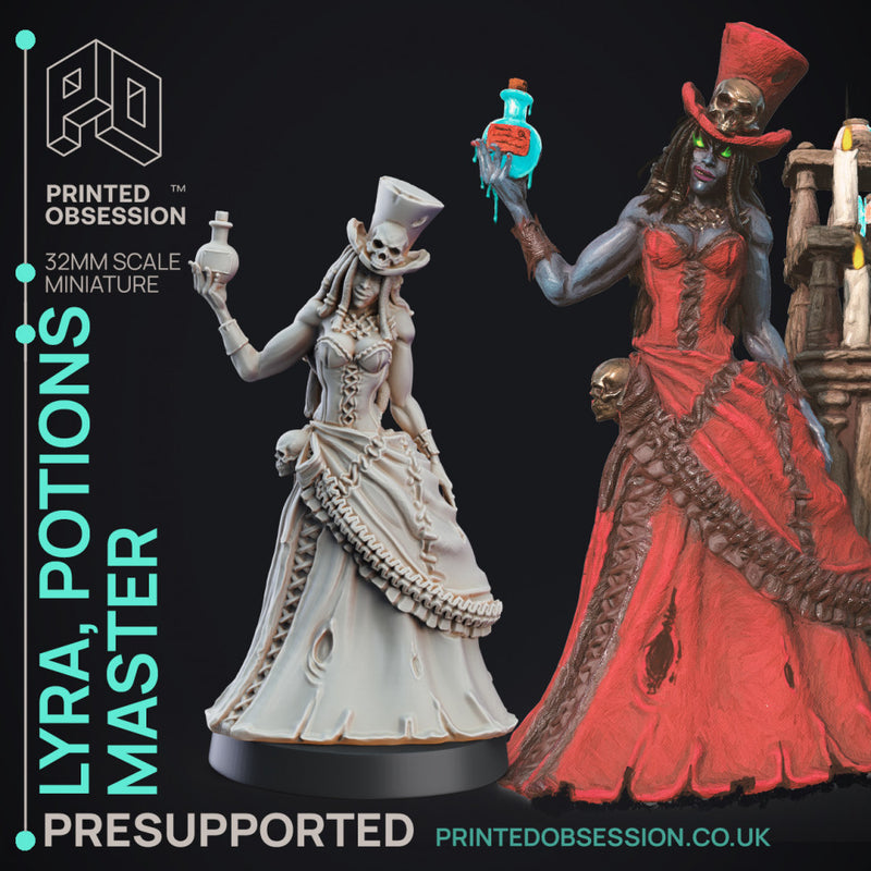 Potions Lady - Puppet Masters show - PreSupported - 32mm scale