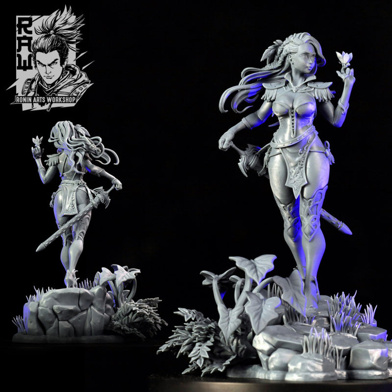 Heilog Pin Up (NSFW) - 75mm plus 120mm (Presuported) - STL only - Only-Games