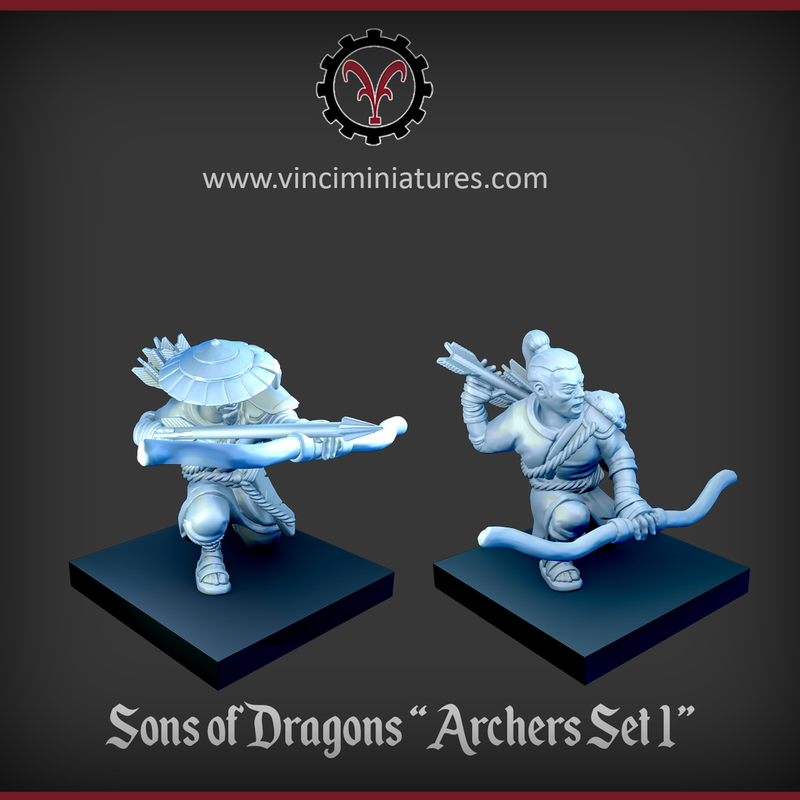 Sons of Dragons - ARCHERS SET 1 - Only-Games