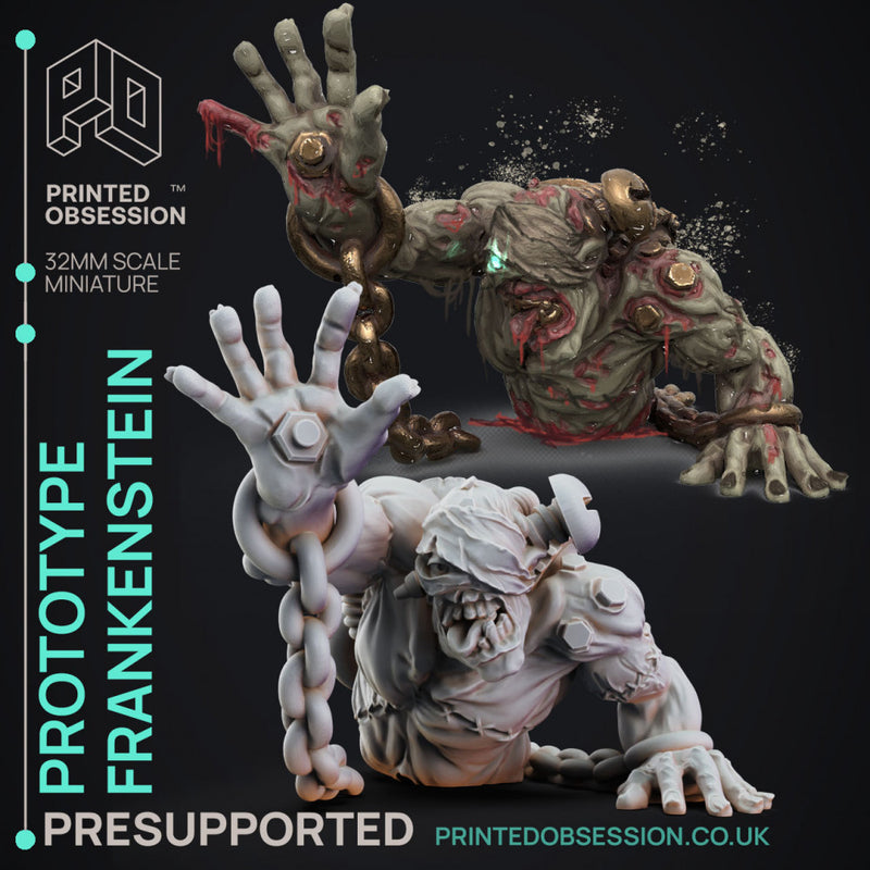 Prototype Franklenstein - Frankensteins Lab - PRESUPPORTED - 32mm Scale