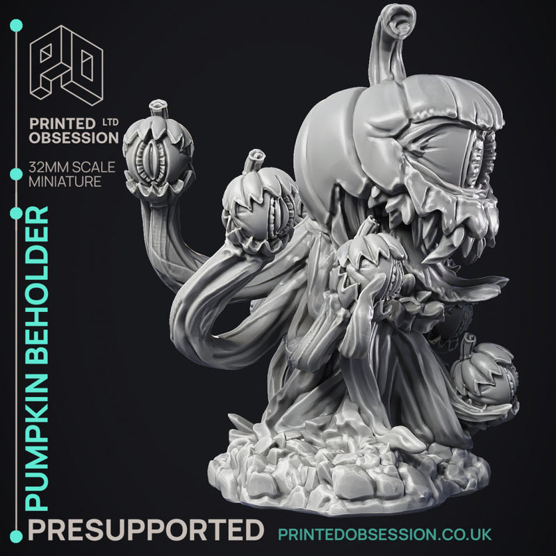 Pumpkin Eye terror - Major Aboration - Pre-supported - 32mm scale - D&D - Only-Games