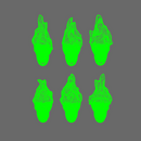 Pumpkin Lords SK V10K Knight Flaming  Skull Heads X 10 - Only-Games