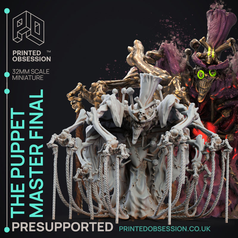 Puppet Master Horror - Puppet Masters show - Presupported - 32mm scale - Only-Games