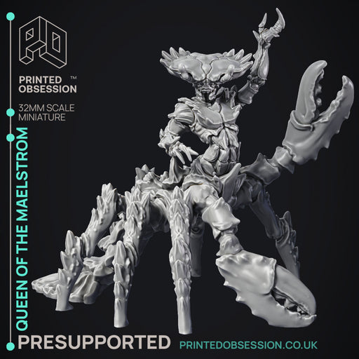 Queen of the Malestrom - Elemental Boss - PRE SUPPORTED - D&D - 32mm - Only-Games