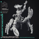 Queen of the Malestrom - Elemental Boss - PRE SUPPORTED - D&D - 32mm