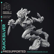 Quicksliver - Fey Fighter - PRESUPPORTED - 32mm Scale - Only-Games